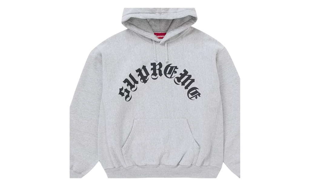 Printed Arc Hooded Sweatshirt "Heather Grey" SU26904