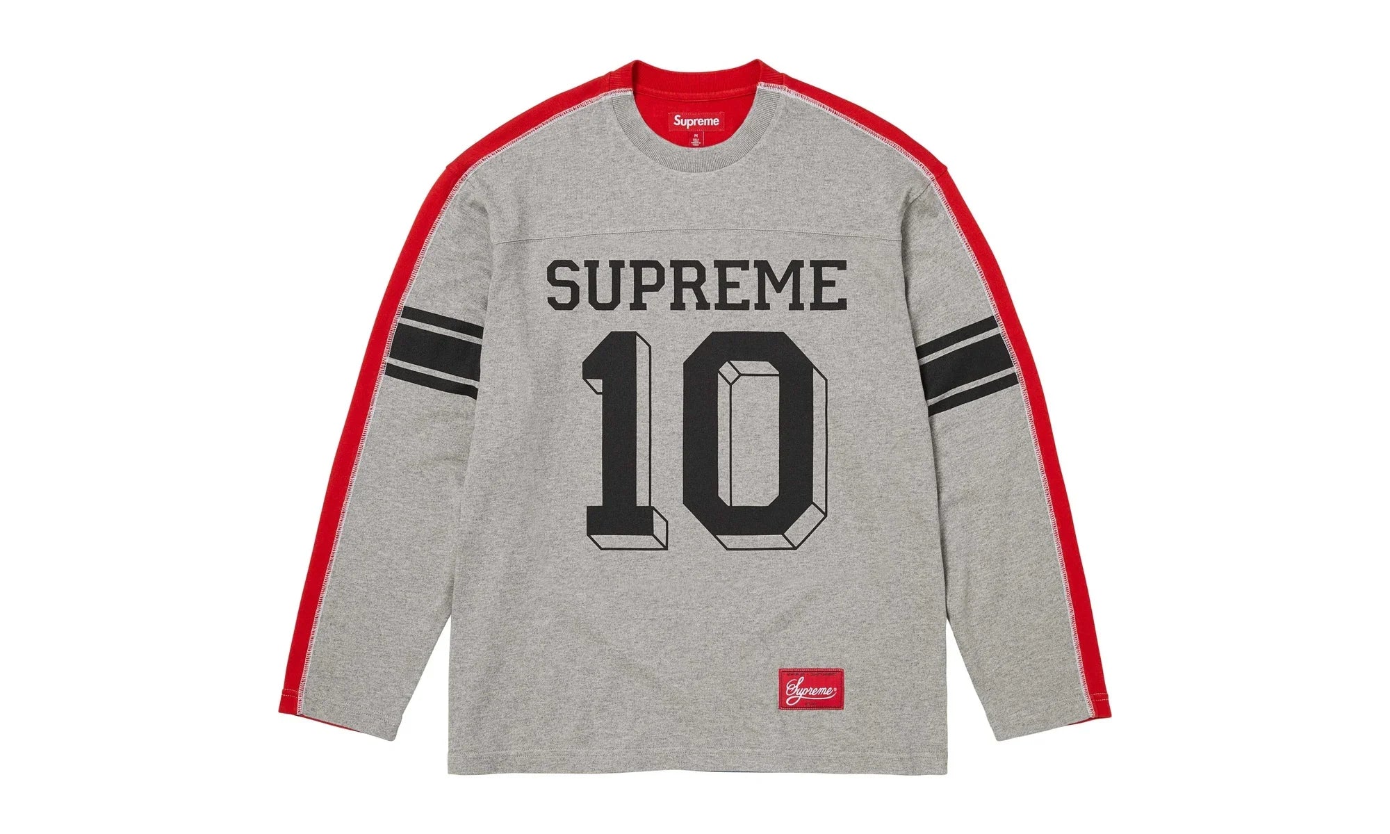 Split L/S Football Top "FW25 - Grey" SU26886