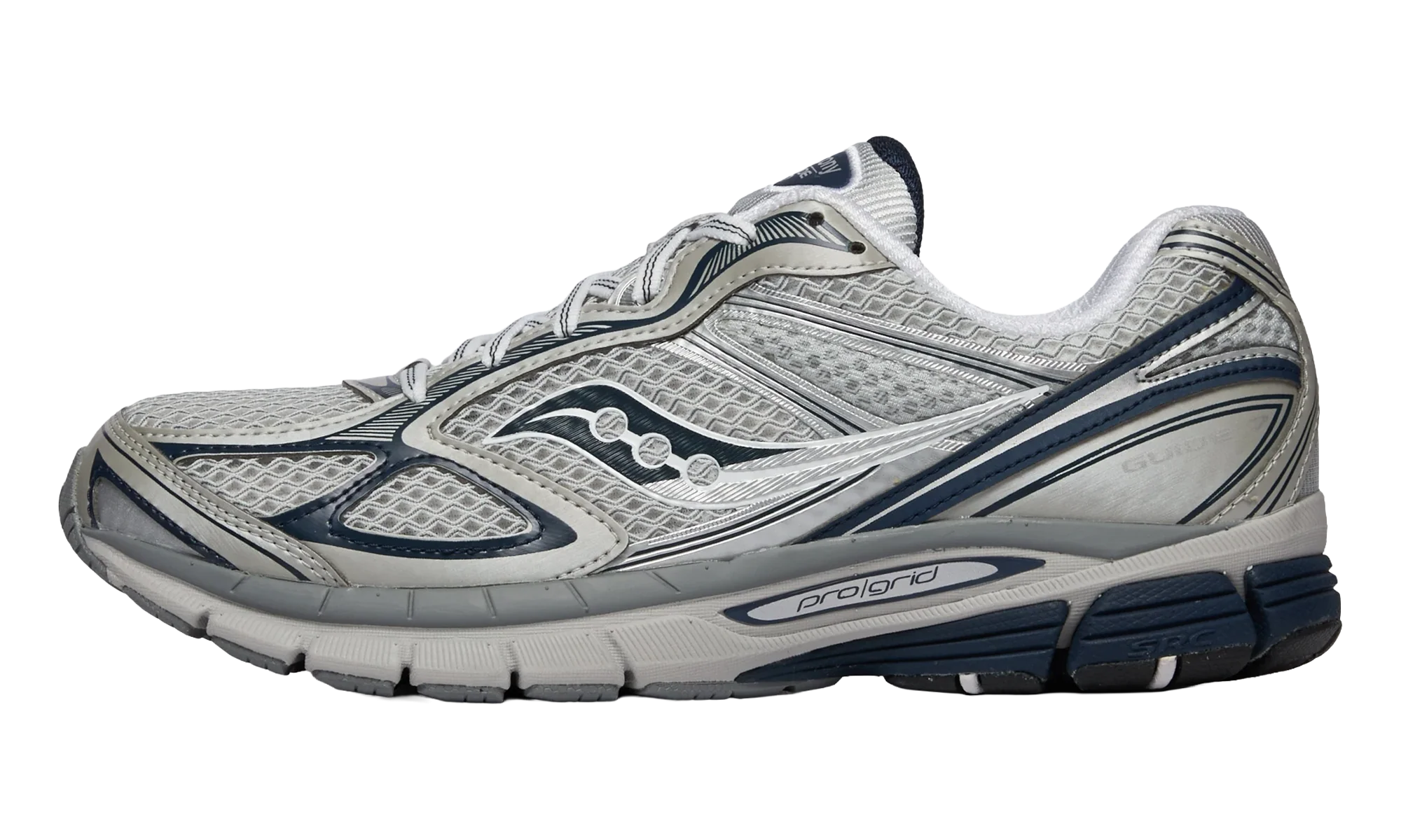 Saucony Mens Progrid Guide 7 Shoes S70936-46 "Oyster / Navy" S70936 46