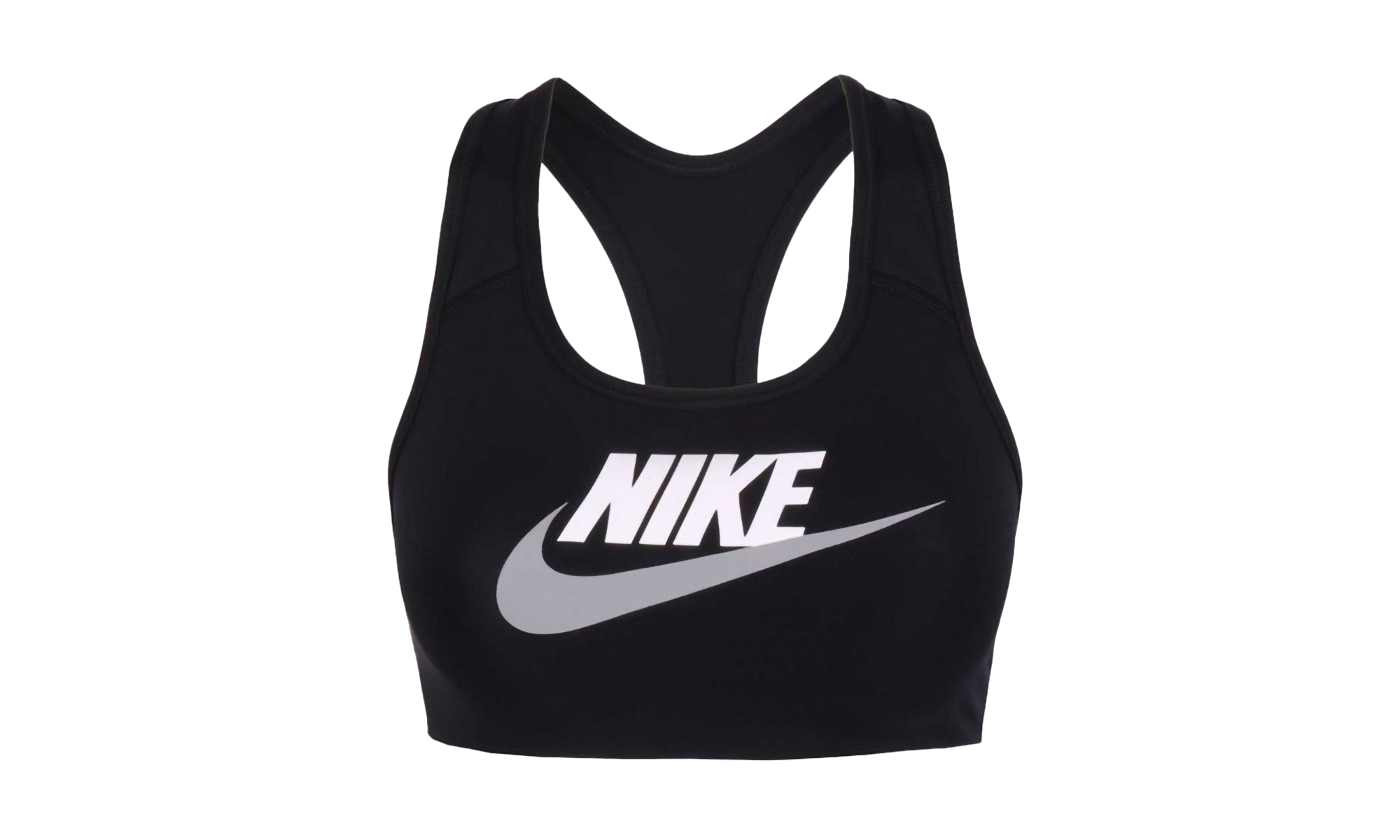 Dri-fit Swoosh Medium-support Graphic Sports Bra"Black/White" DM0579 010