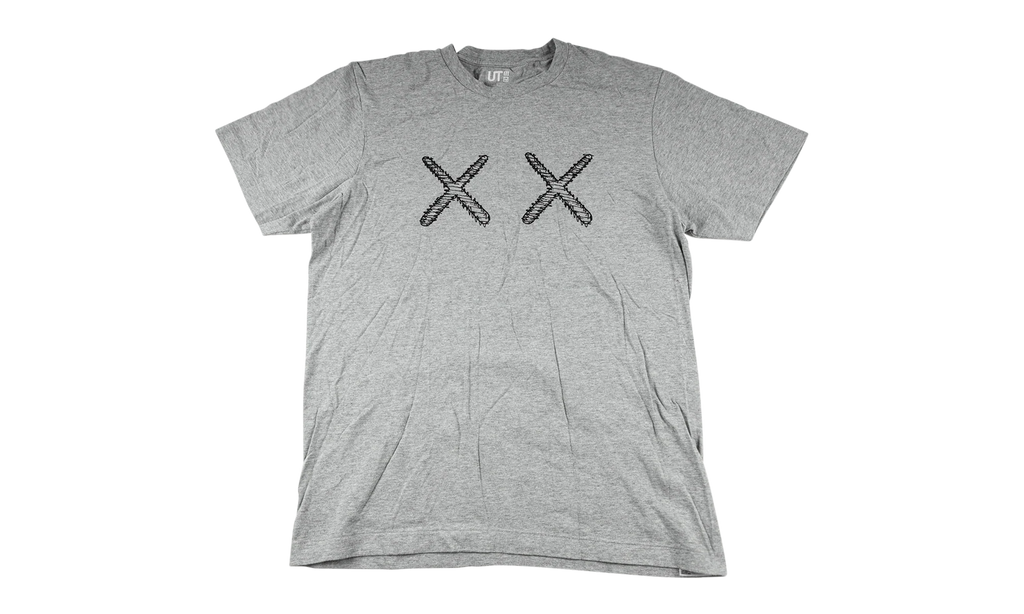 Uniqlo XX Tee "Asia Sizing - Grey" KAWS202502