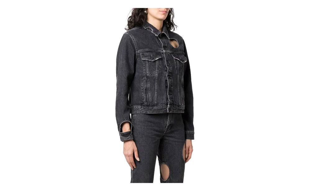 Meteor Denim Jacket WMNS "Dark Grey" OWYE027C99DEN0010700