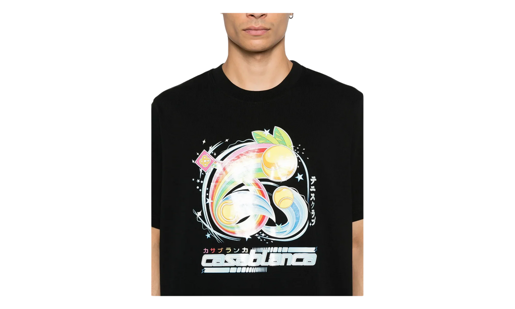 Manga Tennis Ball Short Sleeve T‑Shirt "Black" MAW25 JTS 001 08