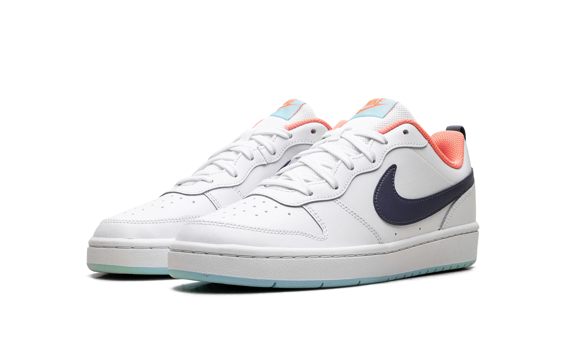 Court Borough Low 2 GS "White Navy" BQ5448 112