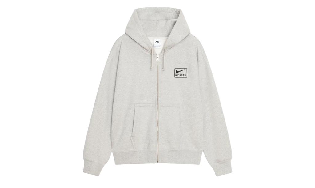 Stussy Fleece Zip Hoodie "Grey Heather" FJ9181050 GHEA