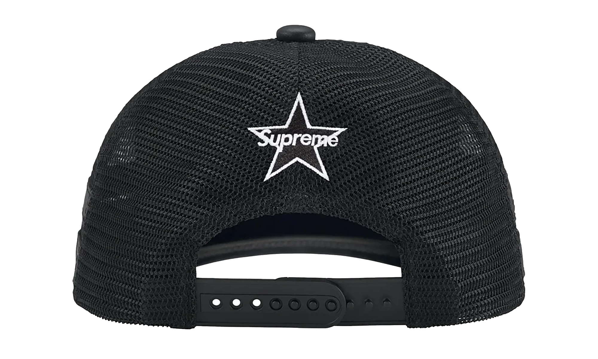 Vanson Leathers Mesh Back 6-Panel "FW25 - Black" SU27091