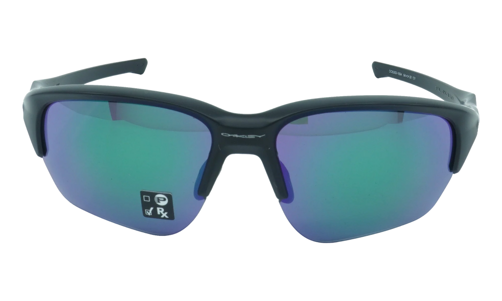 Flak Beta Sunglasses "Matte Black / Jade Iridium" OO9363 16