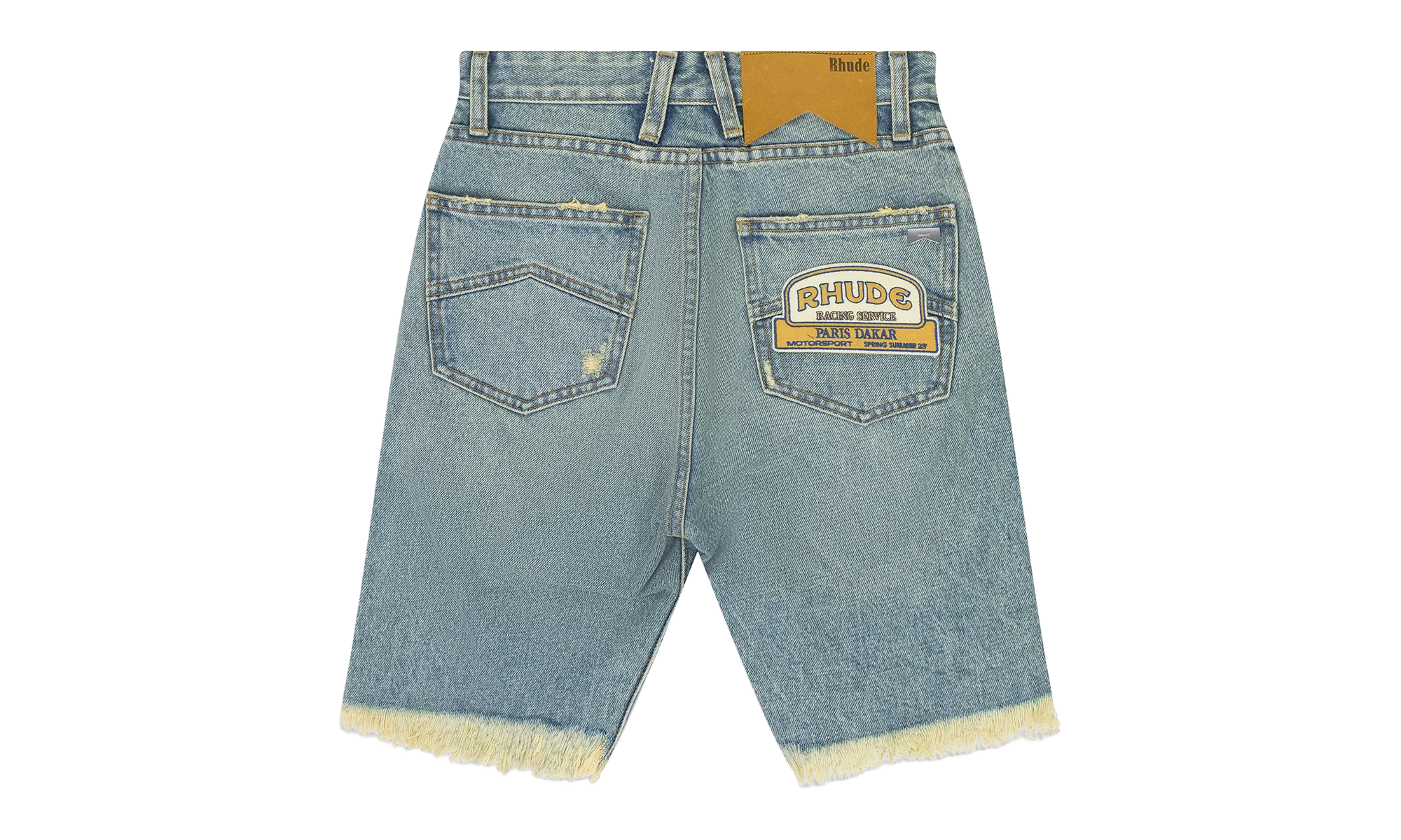 Distressed Denim Shorts "Indigo" RHD-MBTM-0221