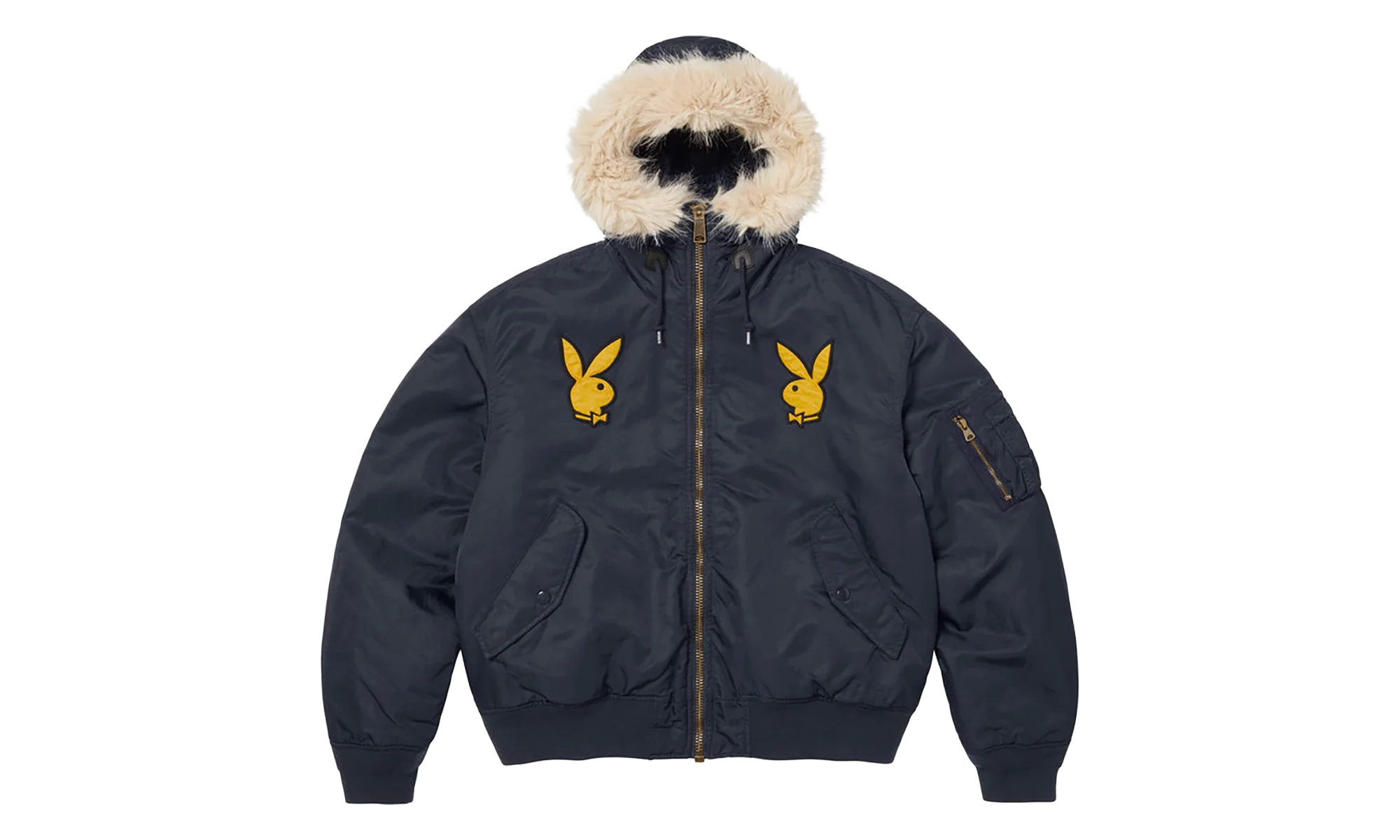 Playboy® Hooded MA-1 "SS26 - Navy" SU27111