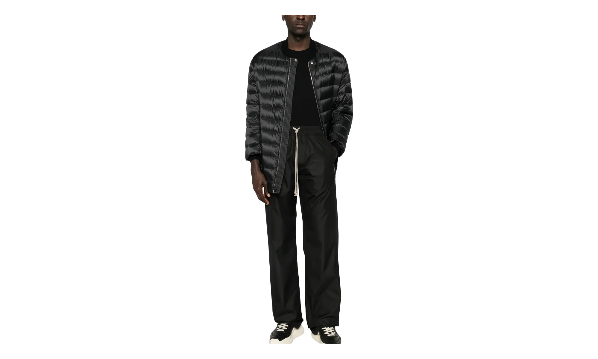 Rick Owens Woven Drawstring Pants "Black" MON30