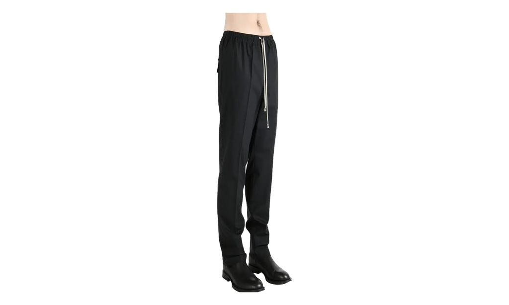Drawstring Slim Long Pants "Black" RU01F2390 ZL 09