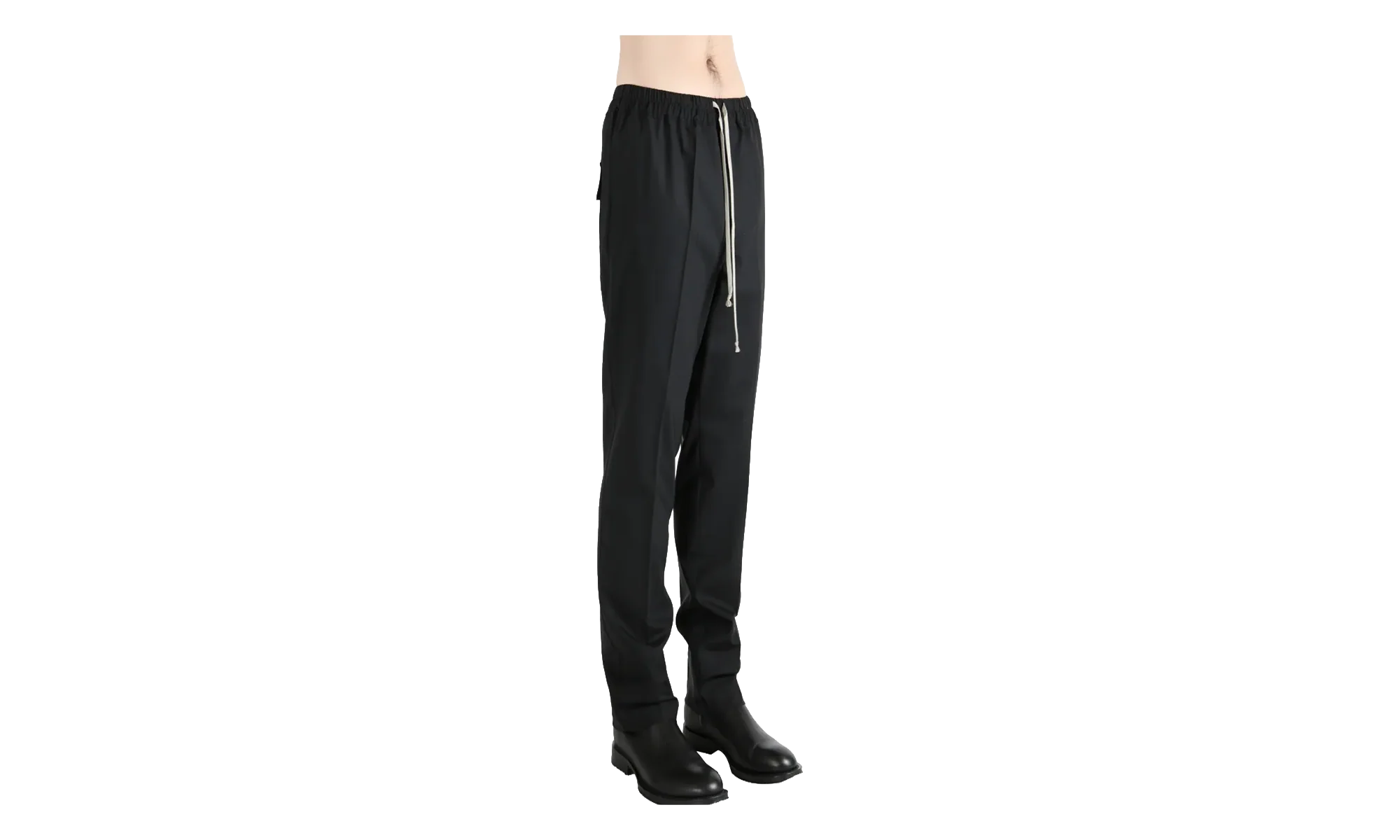 Drawstring Slim Long Pants "Black" RU01F2390 ZL 09