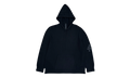 Leather Cross Patch Cashmere Hoodie "Black" CHRM1123