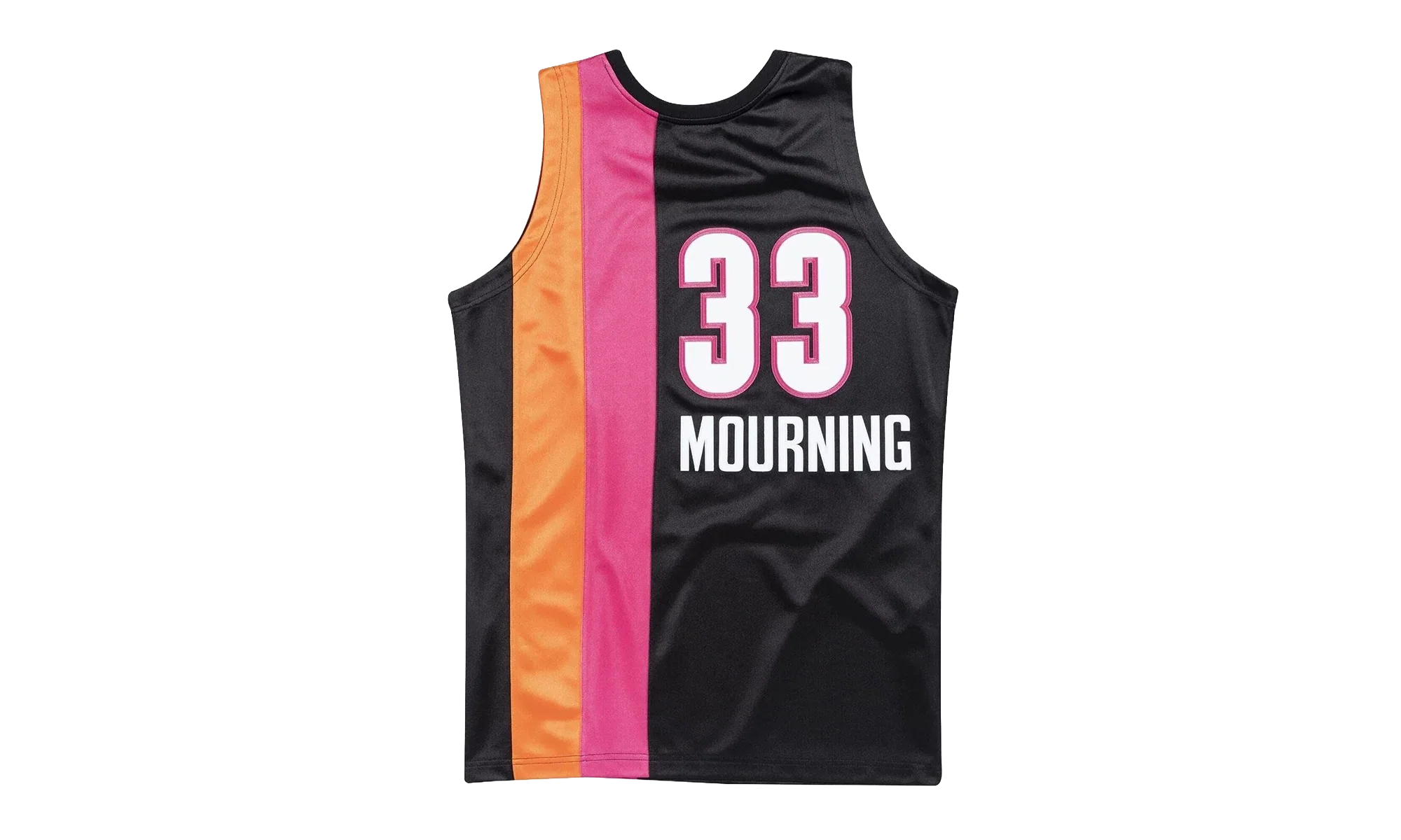 NBA Alonzo Mourning Authentic Jersey "2005-06 Miami Heat Alternate - Black" AJY4EL18032 MHEBLCK05AMO