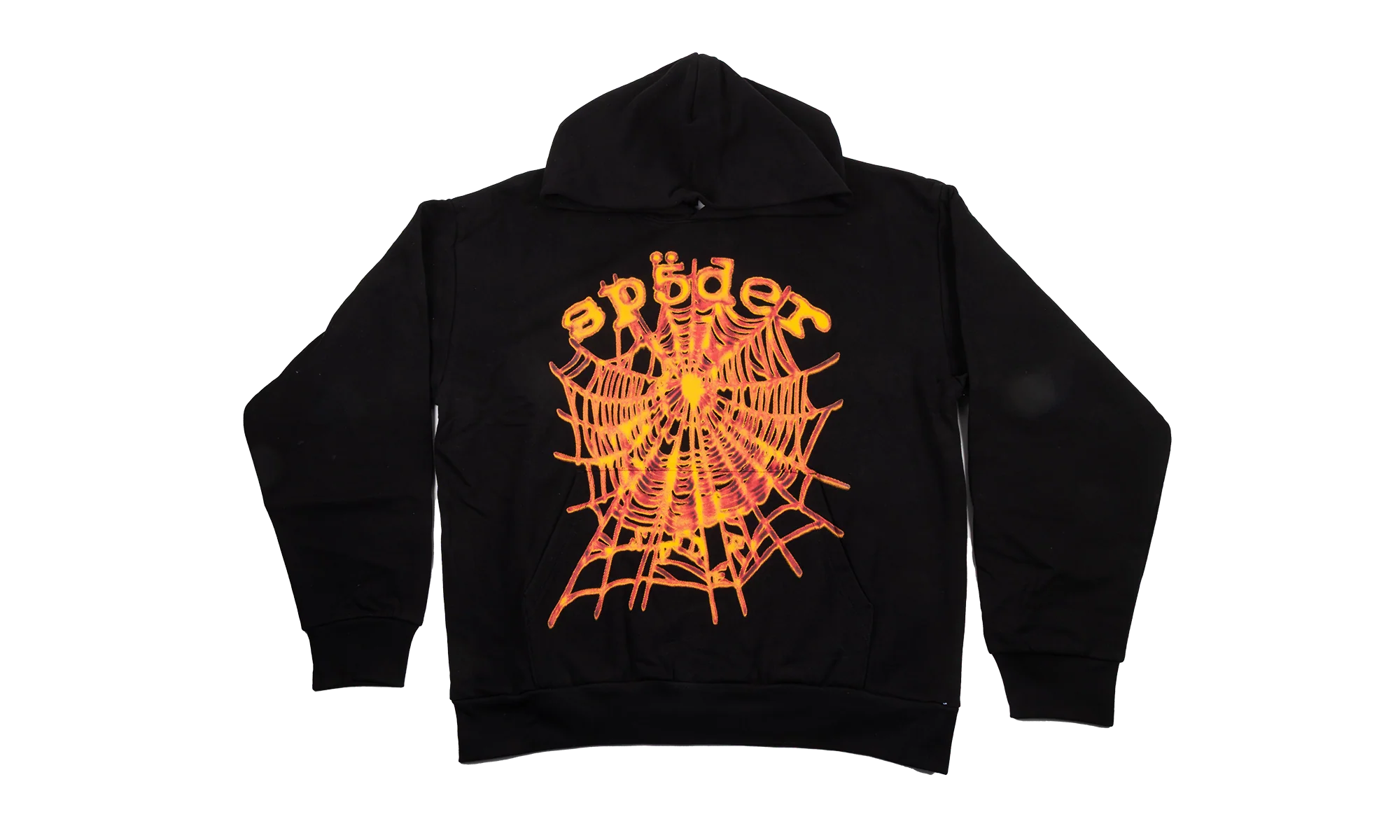 OG WEB V2 HOODIE "Black/Orange" SP5der302
