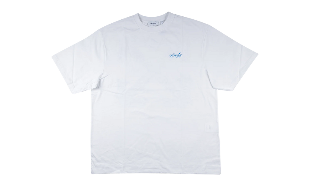 PAINT SPLATTER ARROW DIAG SKATE FIT TEE "White" 44OWOS26T064 100