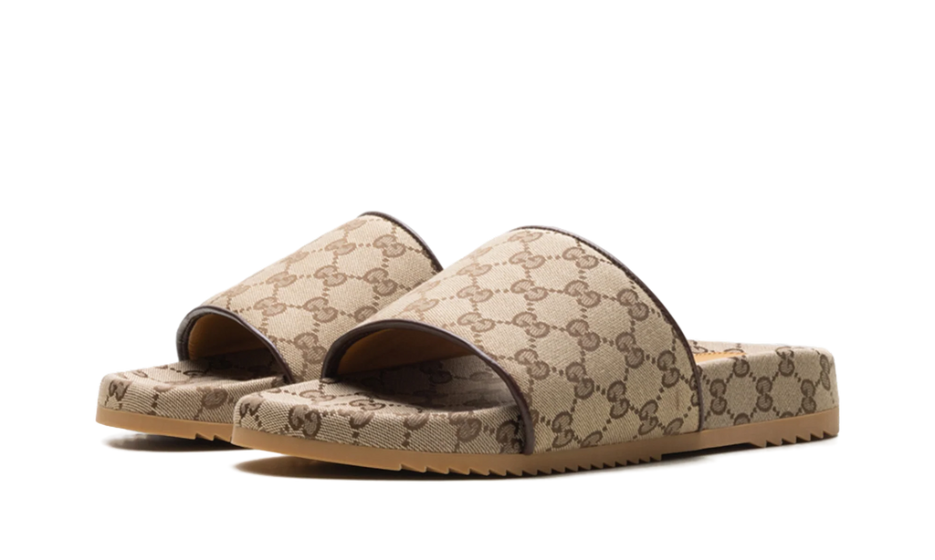 GG Slide "Beige Canvas" 624695 H6320 9763