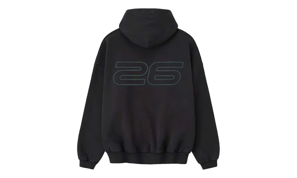 Heavy Fleece 90s Hoodie "Vintage Black" 192HO256564F