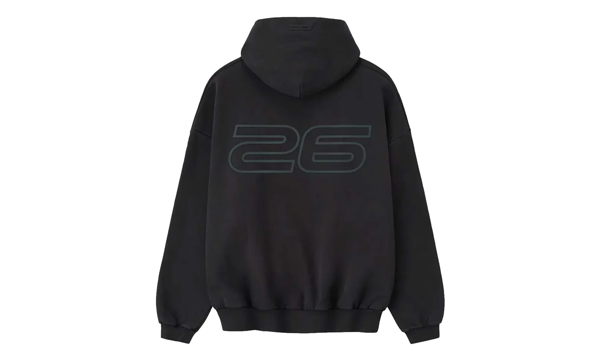 Heavy Fleece 90s Hoodie "Vintage Black" 192HO256564F