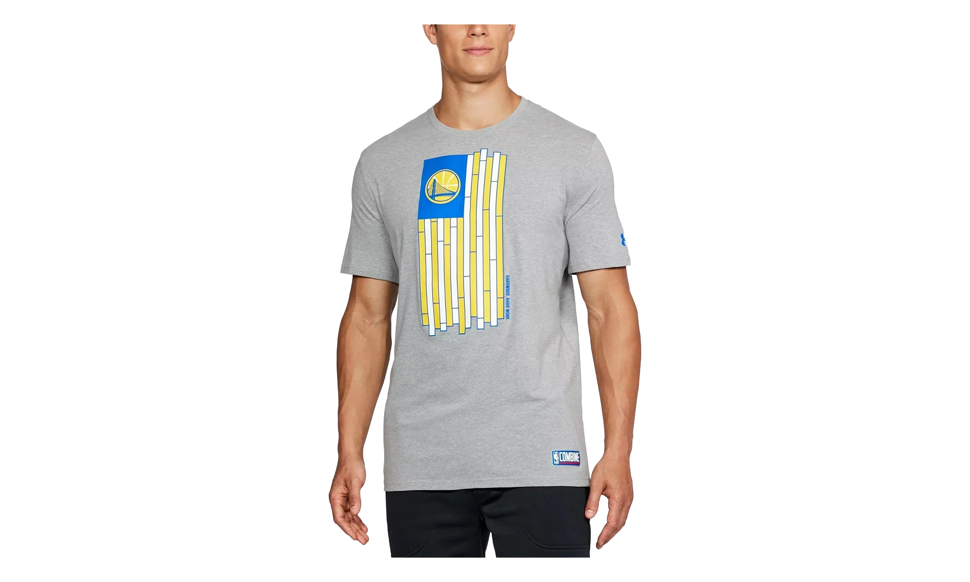 NBA Golden State Warriors HeatGear T-Shirt "Gray" 1304482 339