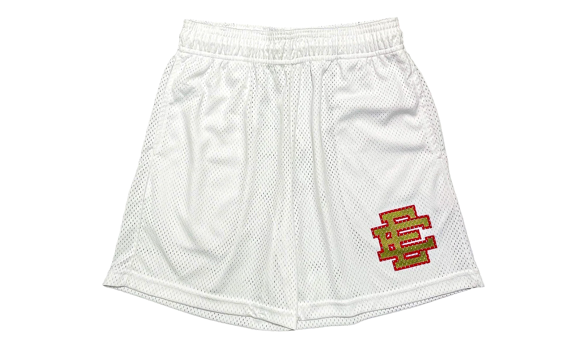 EE BASIC SHORT "SS23 - White/ Gold/ Red" EE725