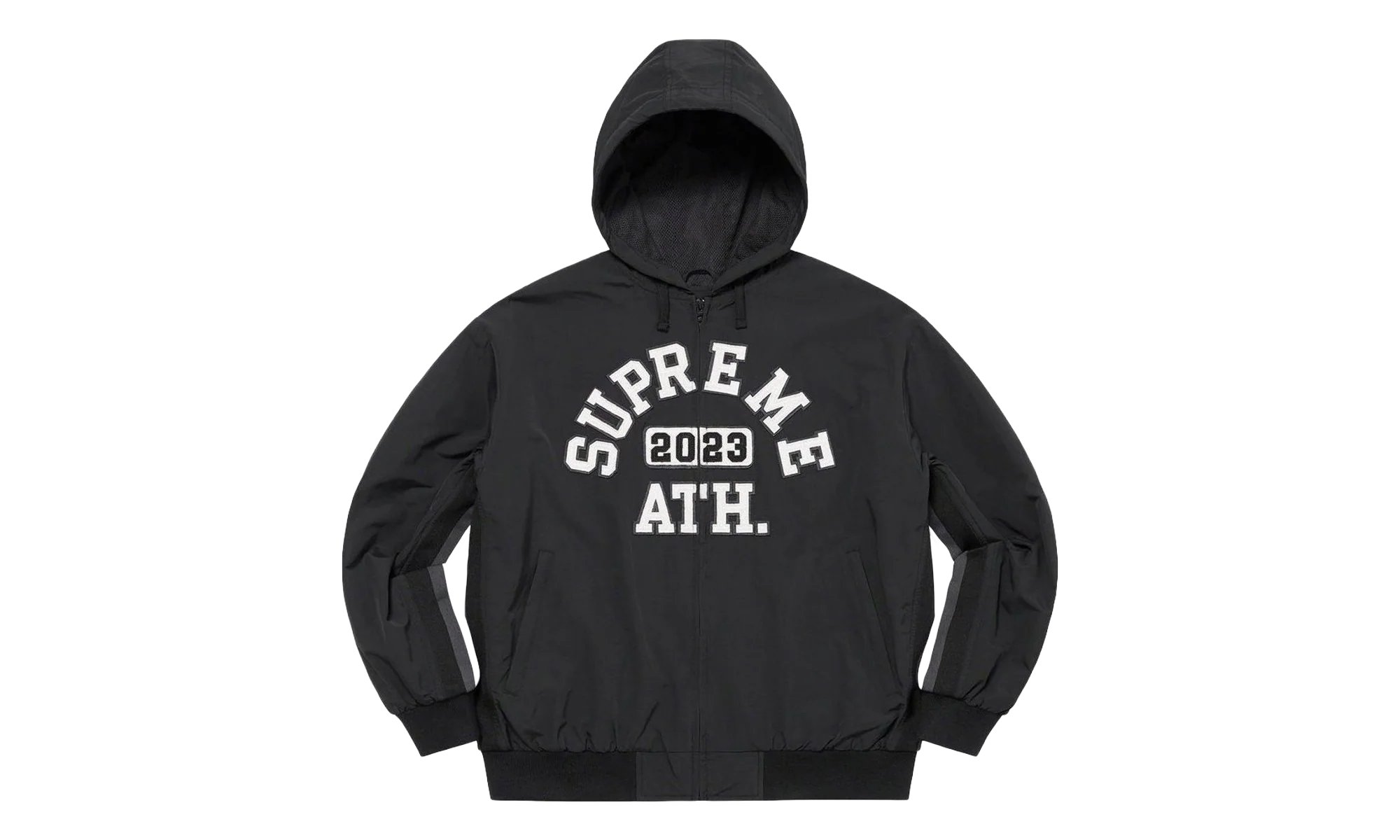 Applique Hooded Track Jacket "SS23 - Black" SU27077
