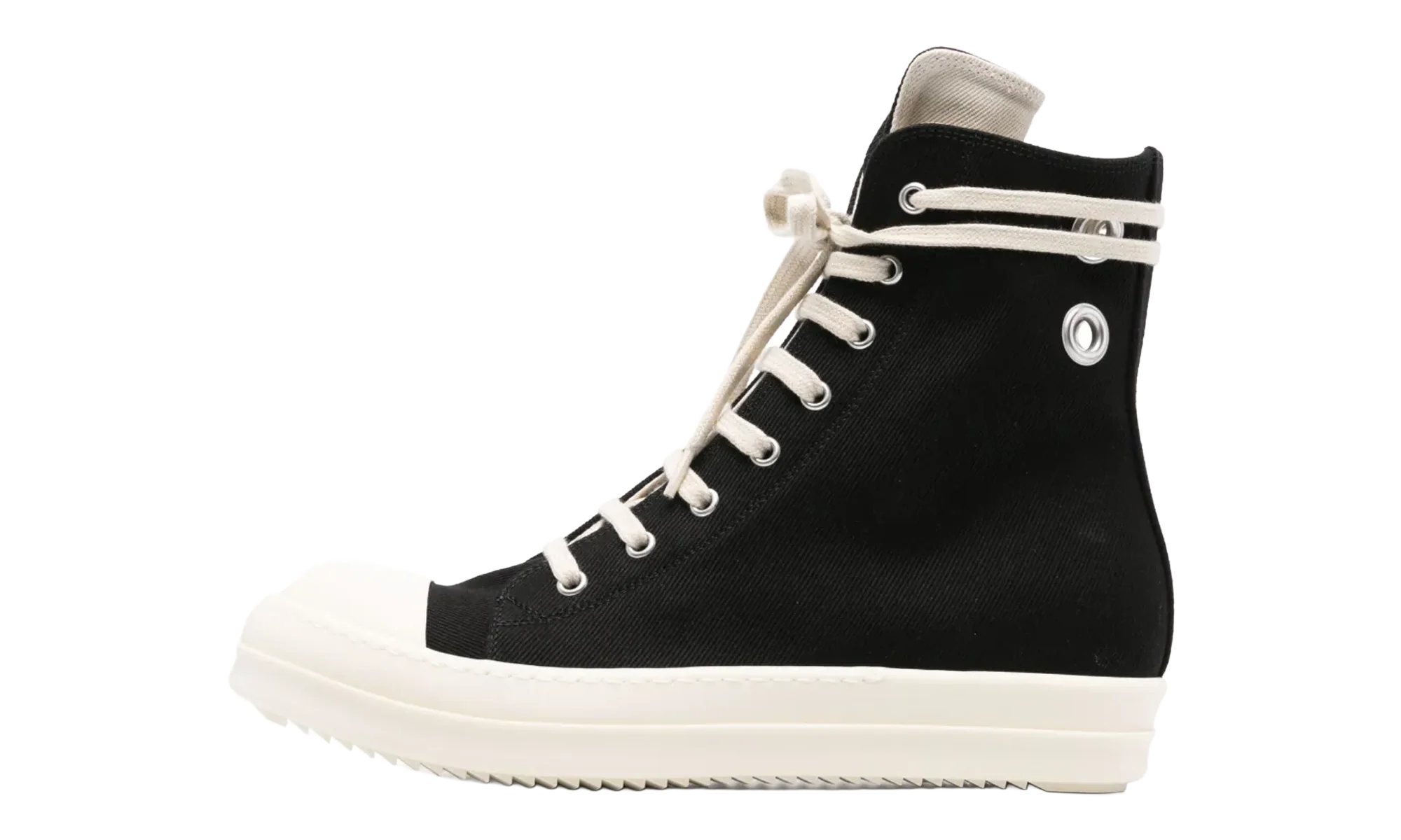 Hollywood Eyelet Sneaker High "Black Milk" DU01E3800 DOES1 911