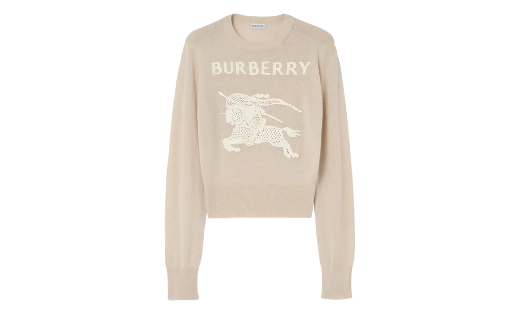 Equestrian Knight Cotton Wool Sweater WMNS "Easel Beige" 8122343