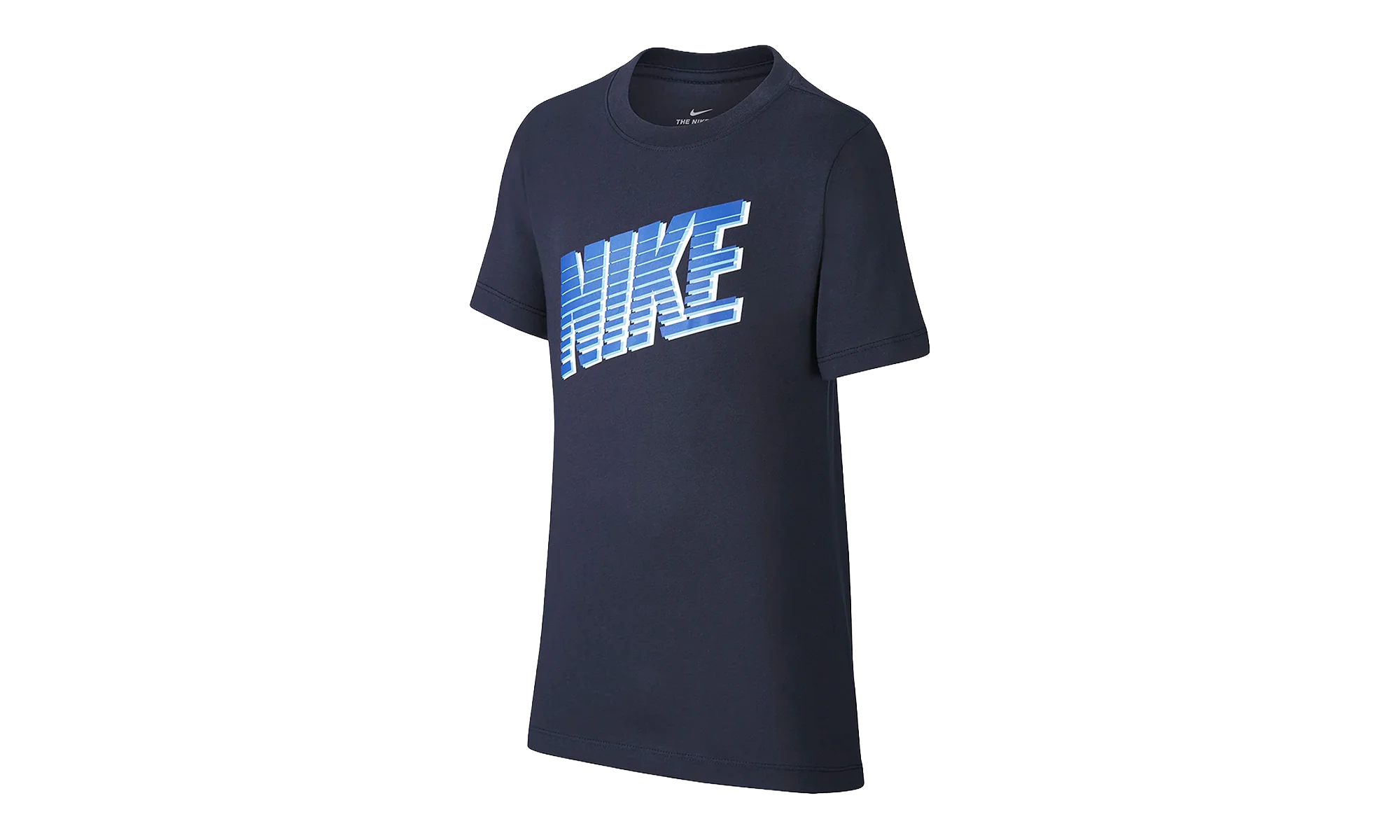 Sportswear Icon Block T-shirt GS "Midnight Navy" CU4570 451