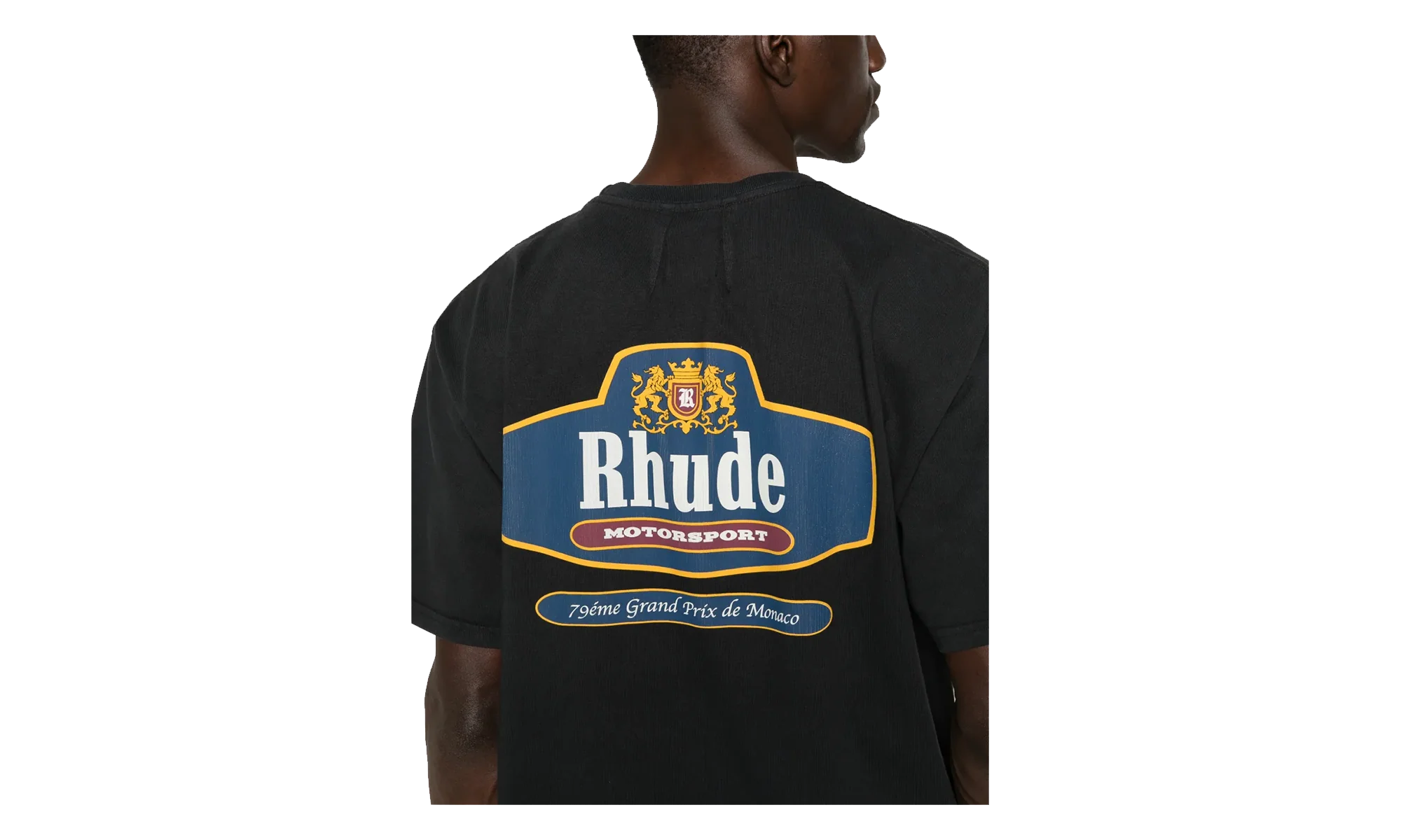 Racing Crest T-Shirt "Vintage Black/ Navy" RHSS26TT04012 BLK