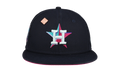 59FIFTY Houston Astros 2017 World Series Polar Lights Fitted Hat "Navy / Pink" 123451290476