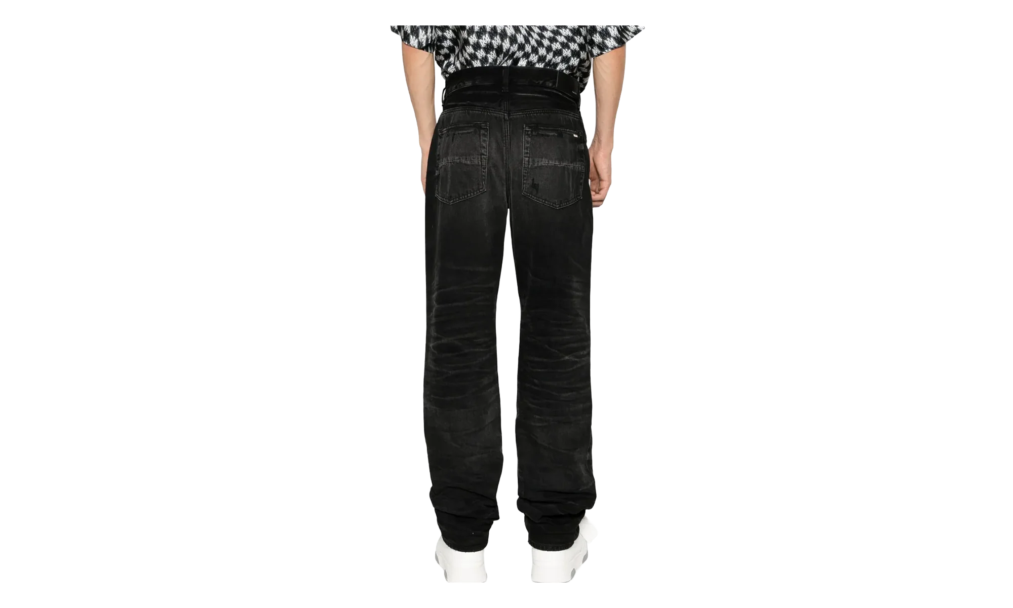 Stack Straight Jeans "Faded Black" AW23MDF001 518