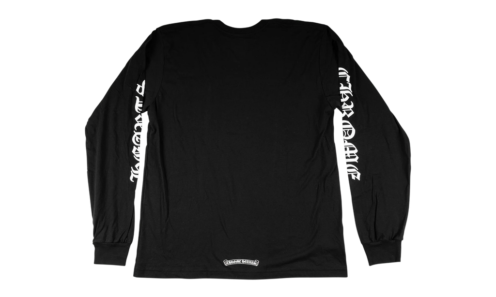 Long Sleeve Pocket Crew T-shirt "White Lettering" CHRM1140
