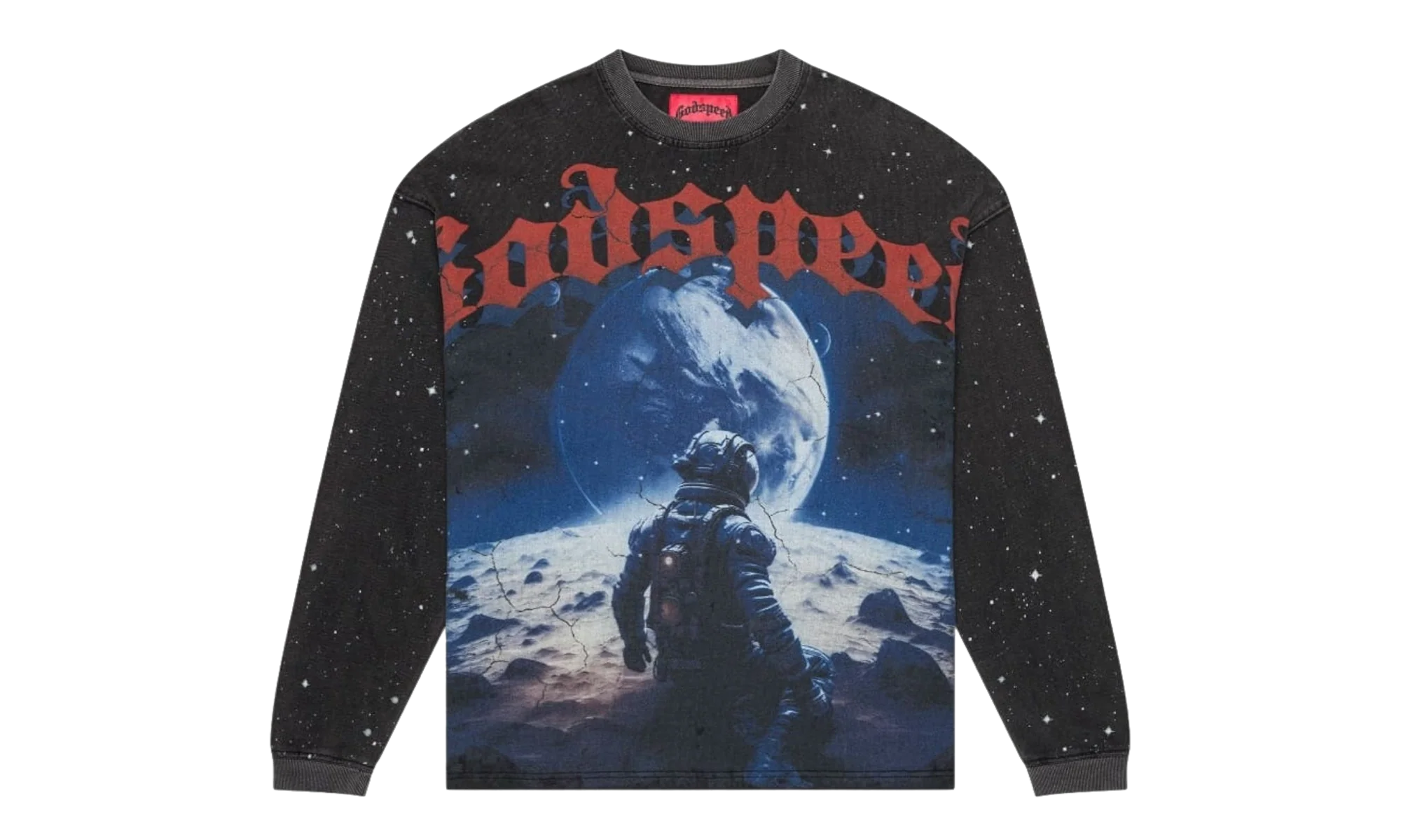 No Looking Back LS Tee "Black Wash" GS031
