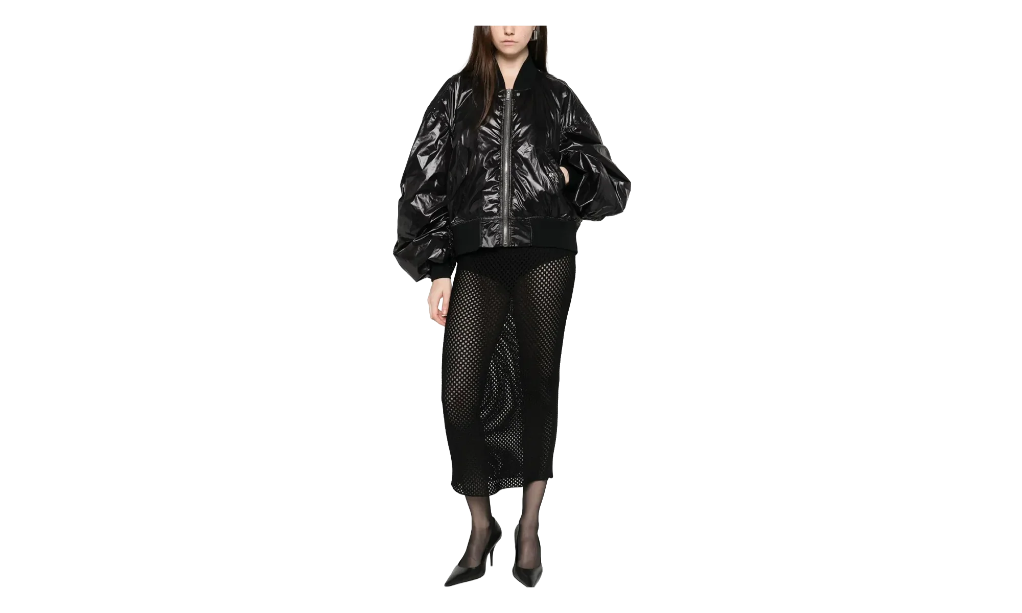 Secchia Flight Bomber Jacket WMNS "Black" RP01F6744 N 09