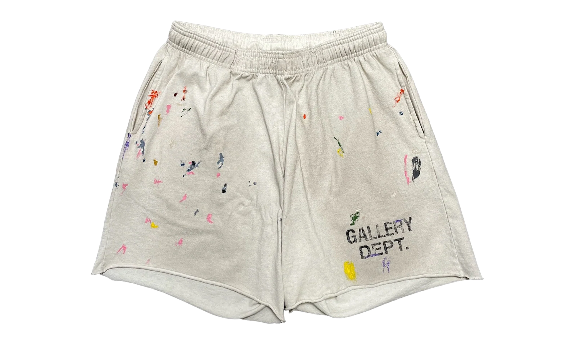 Insomnia Logo Sweatshorts "White Multi" GDISGv