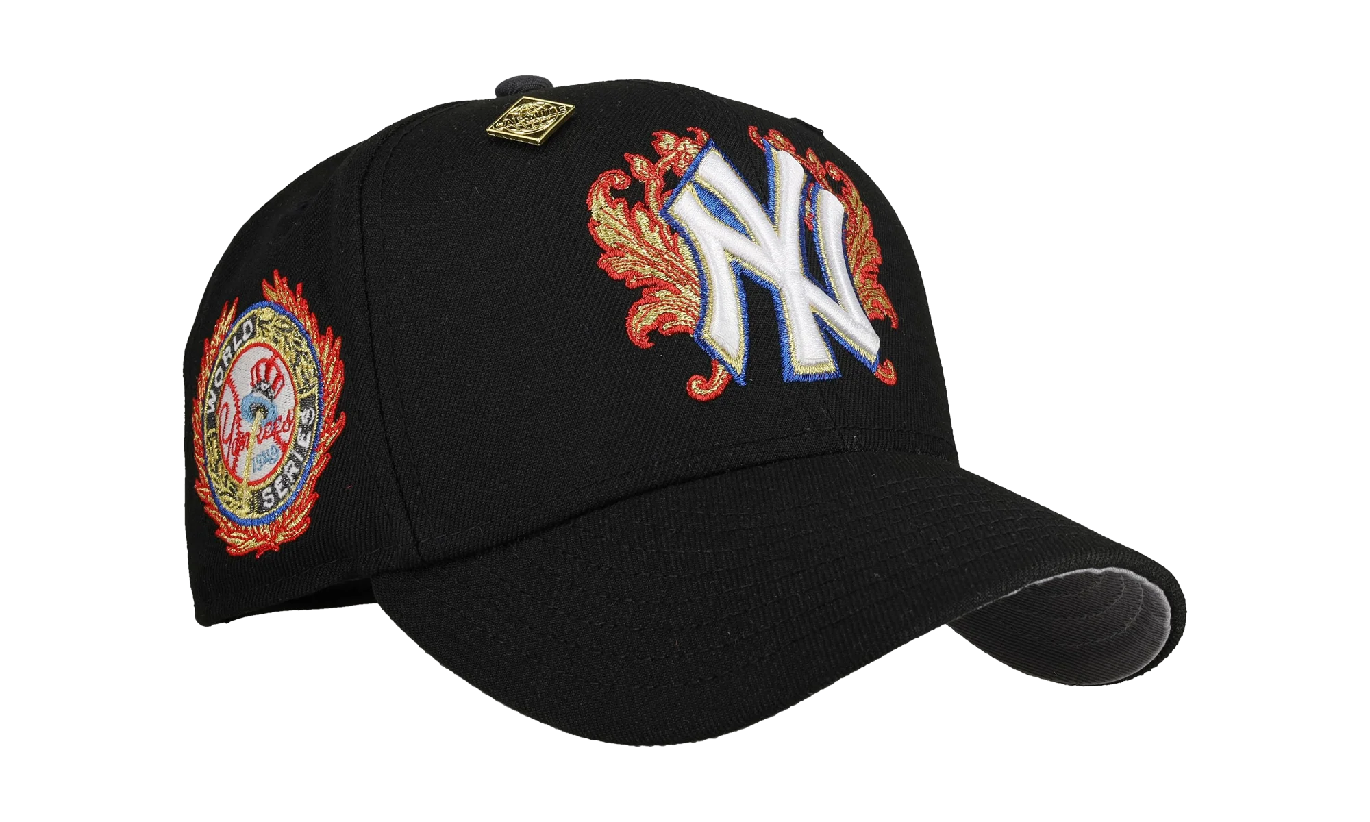 59FIFTY New York Yankees 1949 World Series Fitted Hat "Black Flames" NE225