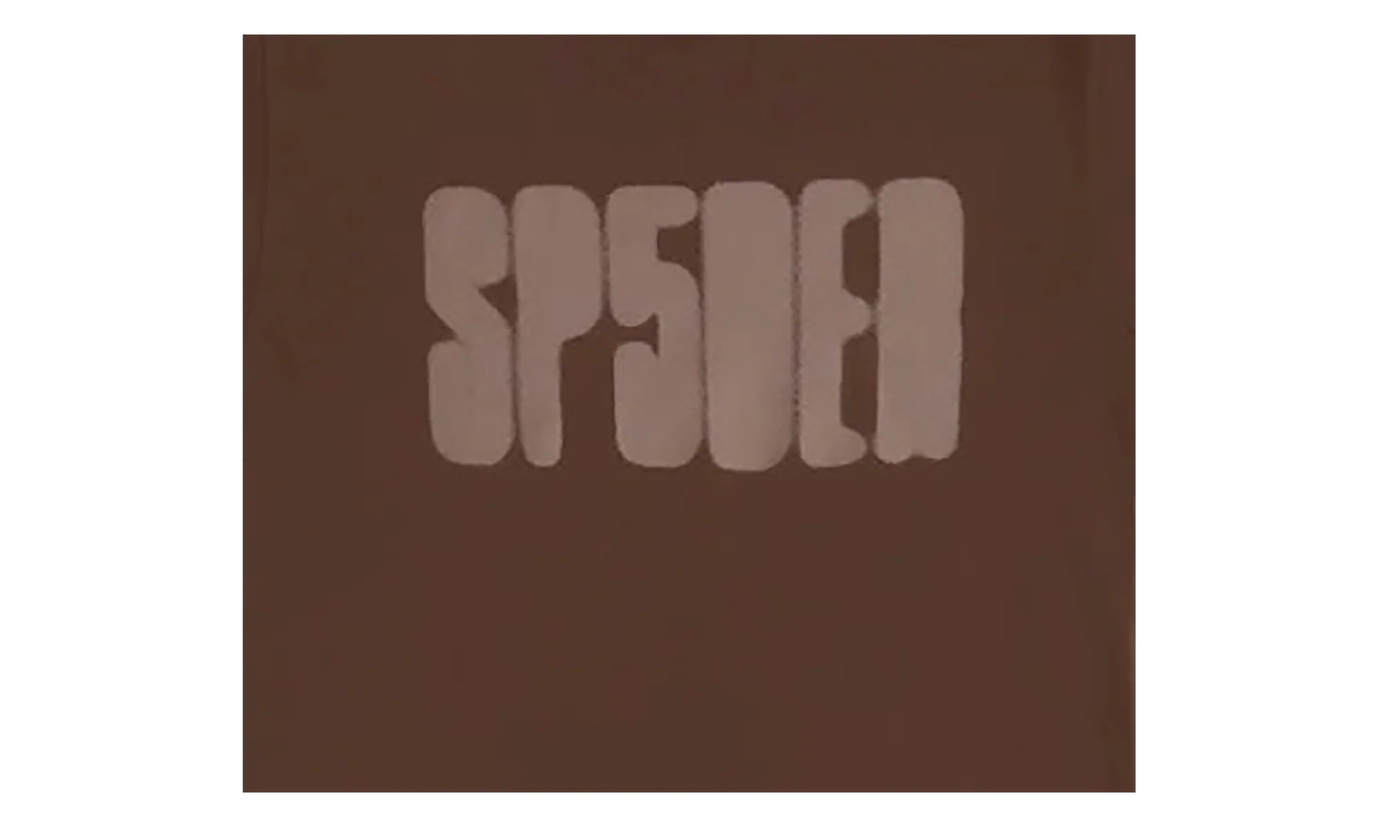 Focused Logo Tee "Brown" SP5der268