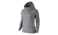 Tech Fleece Hoodie WMNS "Charcoal Heather / Black" 683798 091