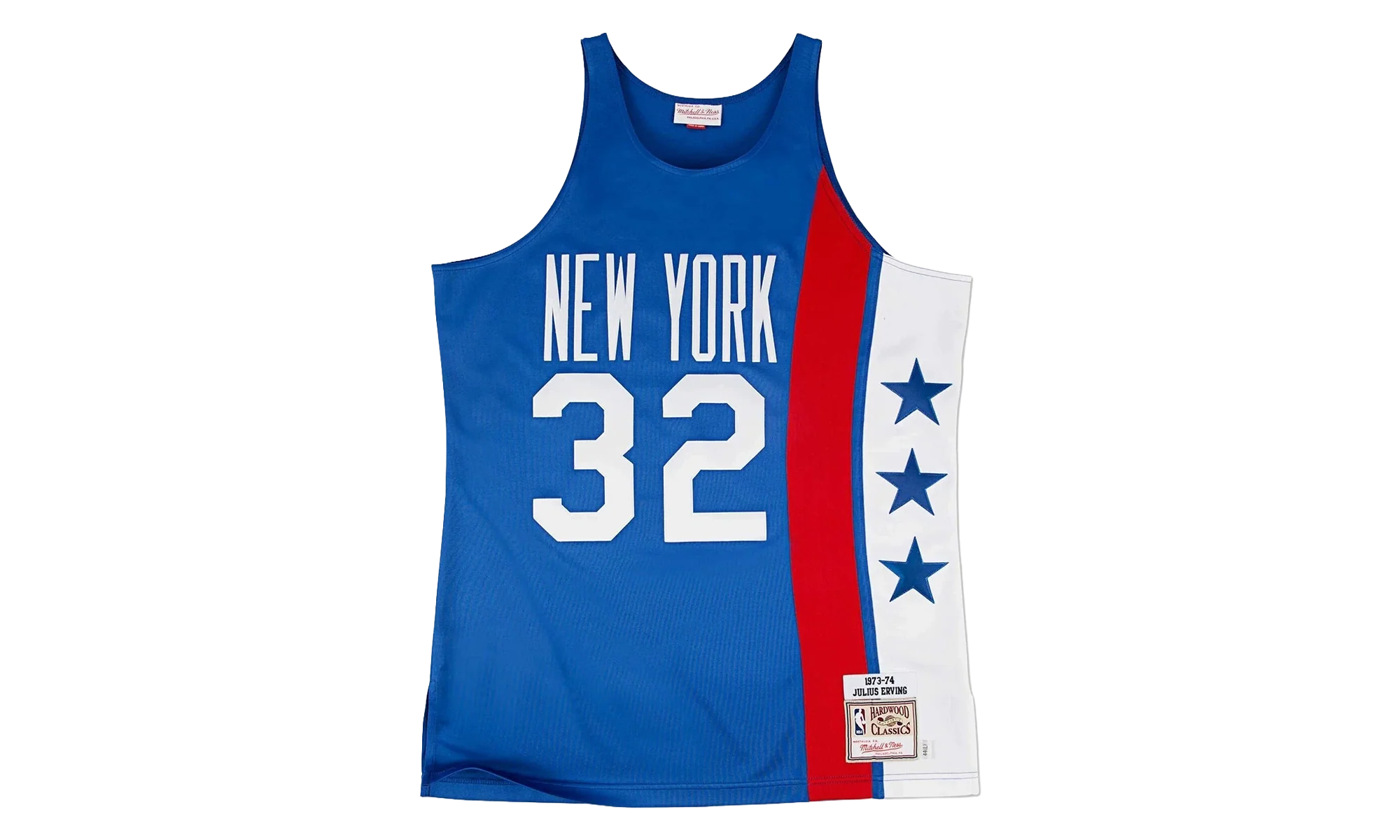 NBA Julius Erving Authentic Jersey "1973 New York Nets - Blue" 72263E973JUERV