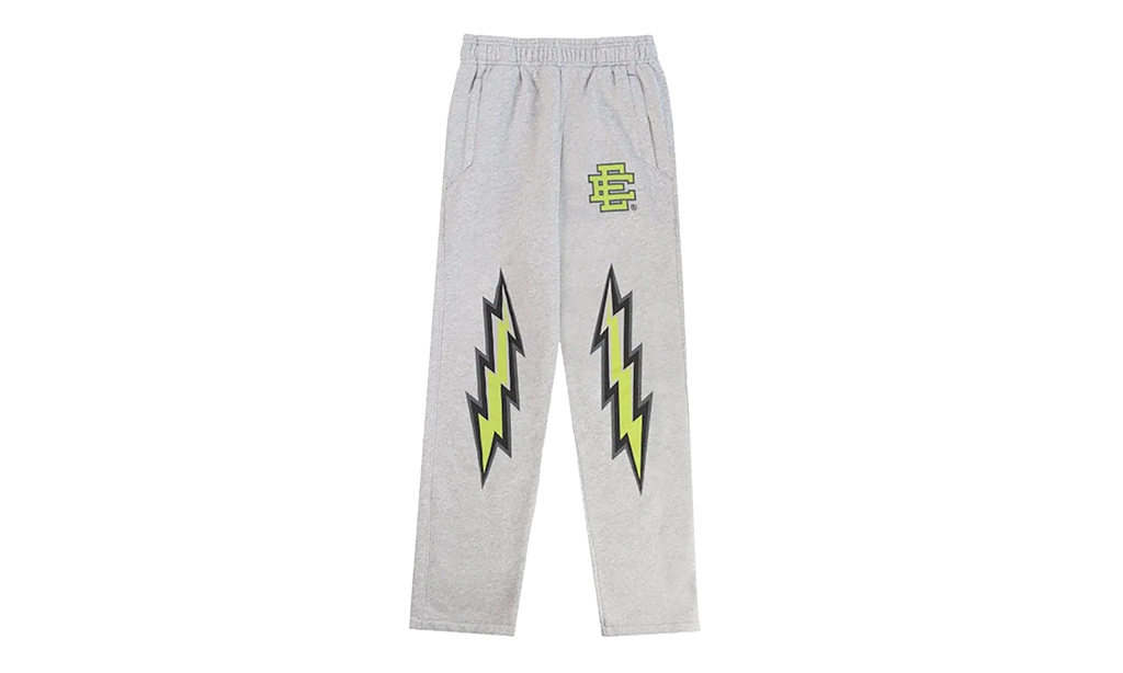 EE BASIC SWEATPANTS "SS24 - Grey/Lime Bolt" EE562