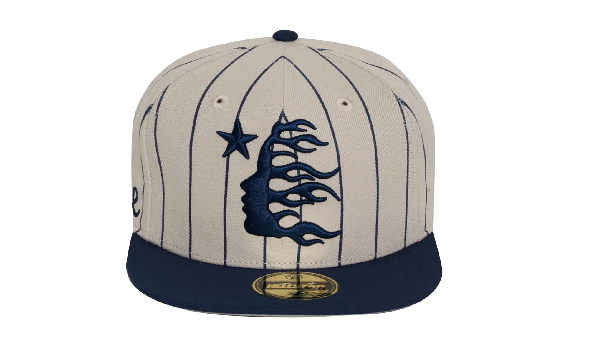 Path To Paradise Baseball Fitted Hat "White / Blue" HSR112