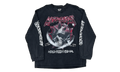 Skull Longsleeves Shirt "Black" RET018