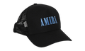 Core Logo Trucker Hat "Black / Dusty Blue" PF22MAH001 803 BLAC