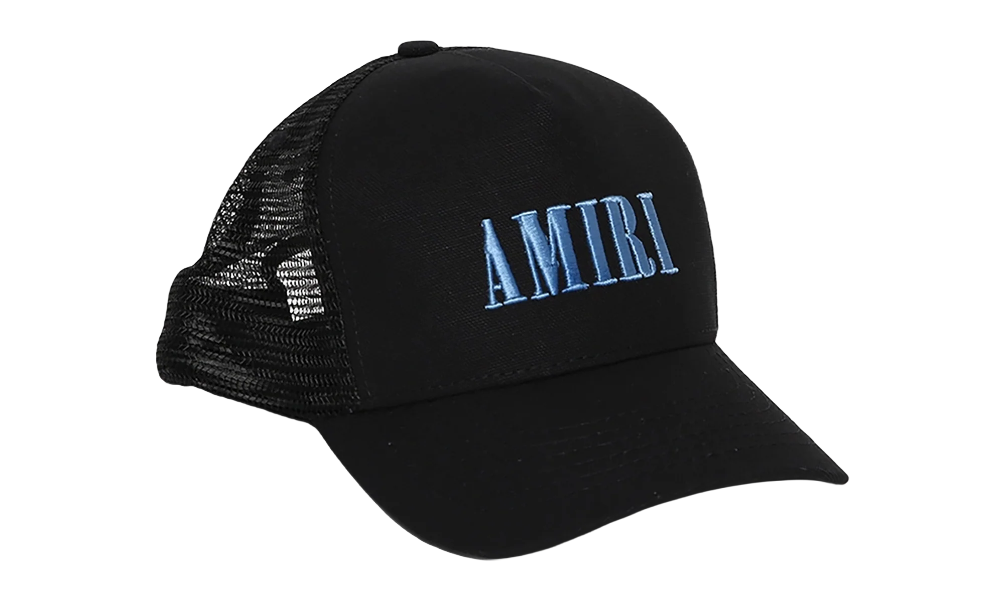 Core Logo Trucker Hat "Black / Dusty Blue" PF22MAH001 803 BLAC