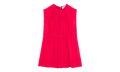 SILK SLEEVELESS WAISTED TOP "Red" RW TO0016 5735 A23 594