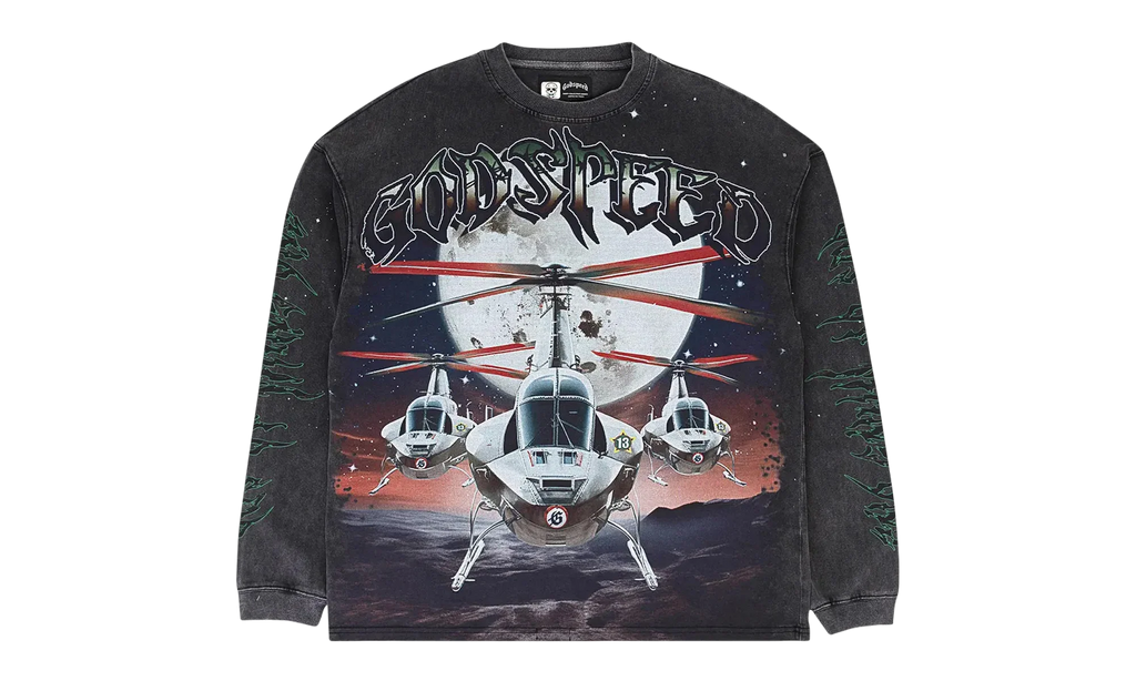 Air Strike Long-Sleeve T-Shirt "Grey Wash" 11652 10004GASLTG GREY
