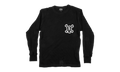 Skull Logo Long Sleeve Knit "Black" STUS321
