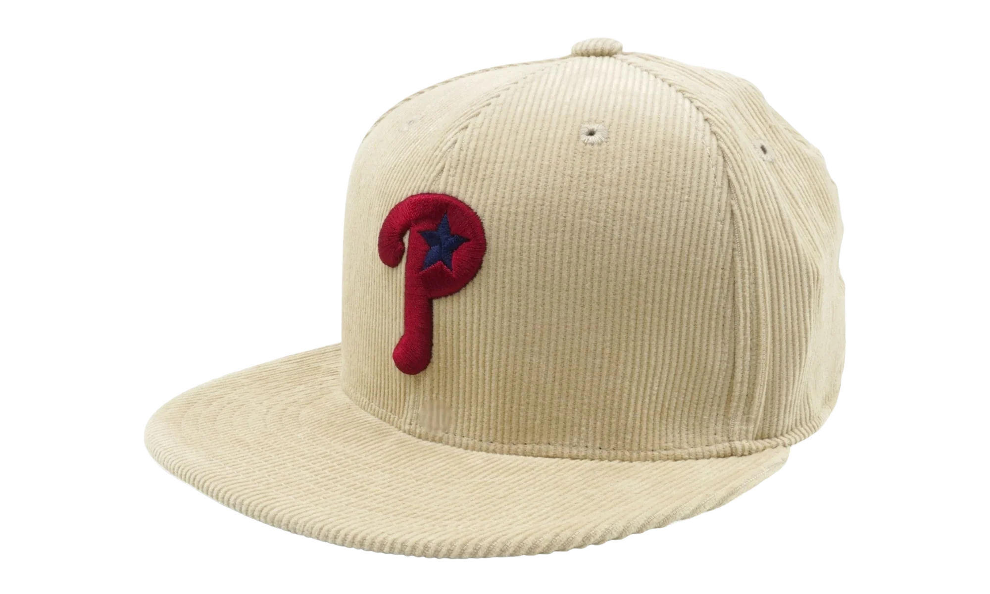 MLB Team Cord Fitted Phillies 2004 Cap "Cream" 6HSF1838 PPH04PPPCREA