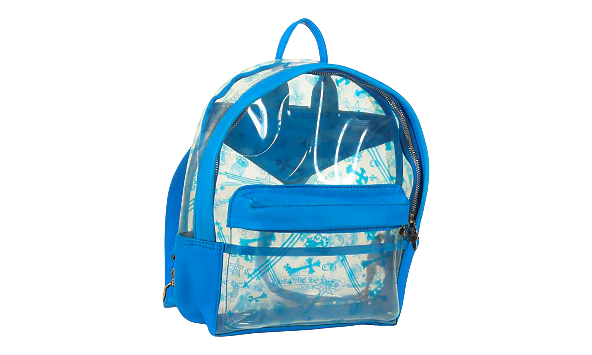 PVC BACK TO SCHOOL Backpack "Vinyl Leather Blue" CHRM0899